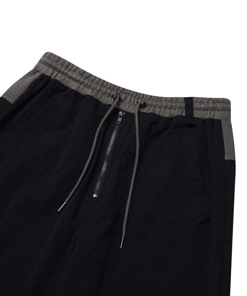 PIPPING MIX PANTS_BLACK