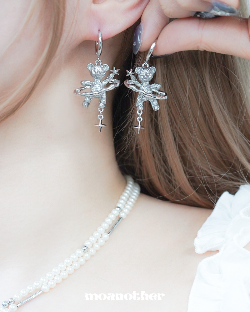 [Silver Post]  マジカルベアピアス