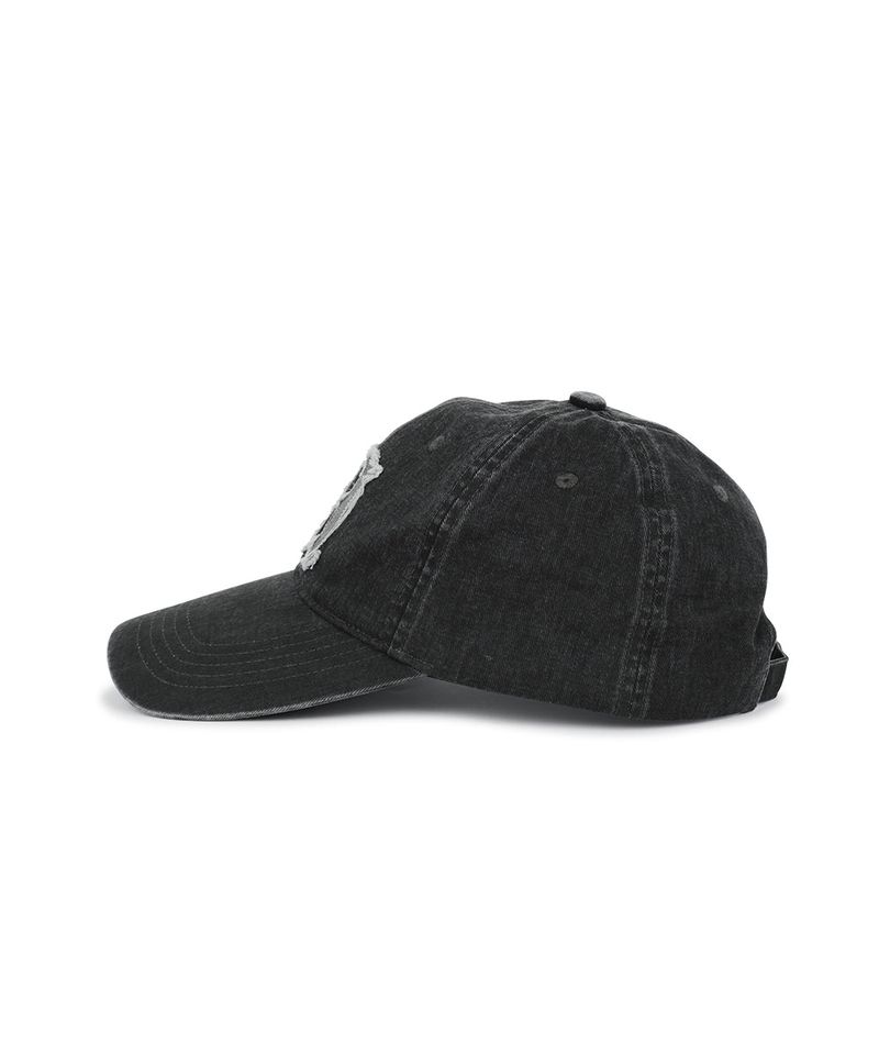 VINTAGE WASHED APPLEQUE M BALL CAP_CHARCOAL