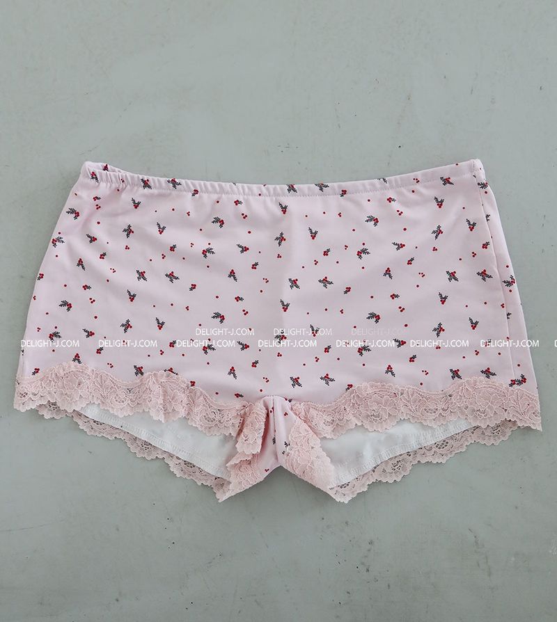 Flower Lace Sleeveless & Shorts Two-piece Set