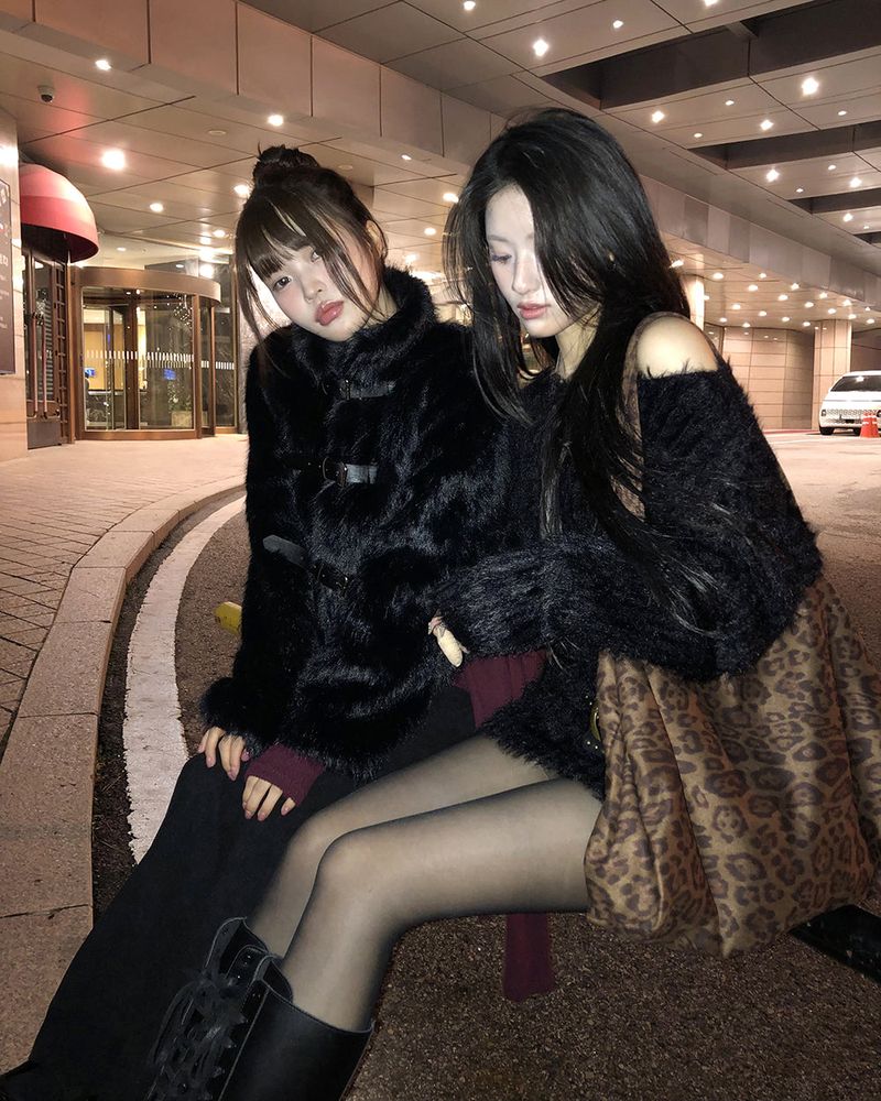 ナヒンレオパードショルダーバッグ
