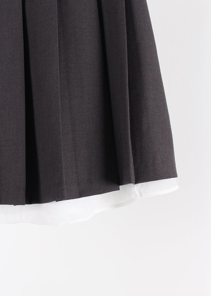 LAYER PLEATS SKIRT