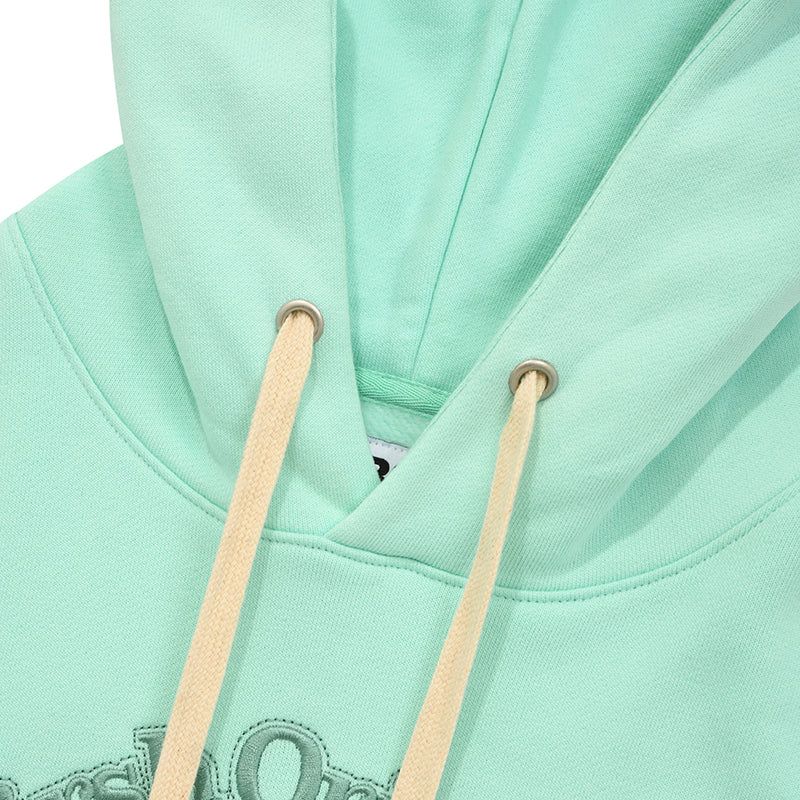 CHERRY ARCH LOGO CROP NAPPING HOODIE [MINT]