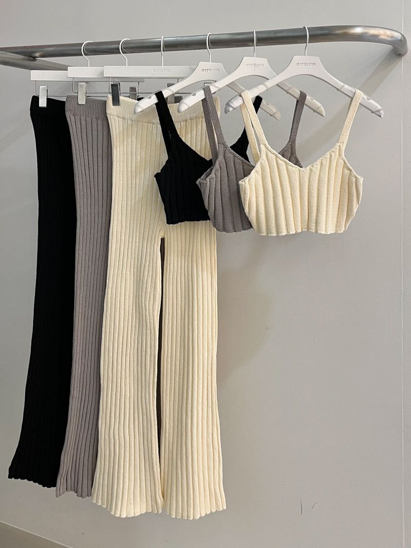 LOW KNIT BRA-TOP