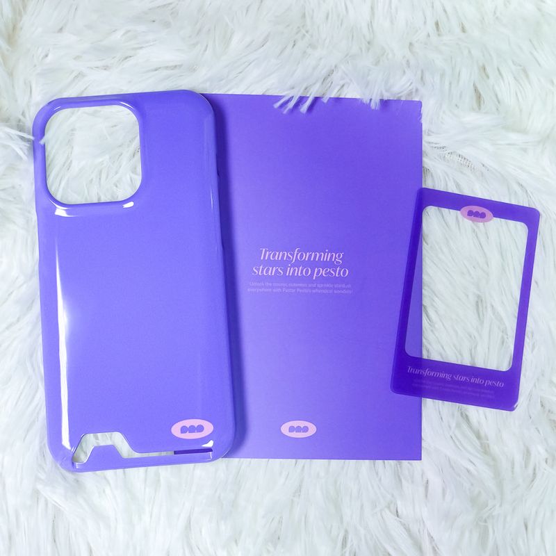 【MADE】Card Pocket glossy hard Phone case(2 colors)