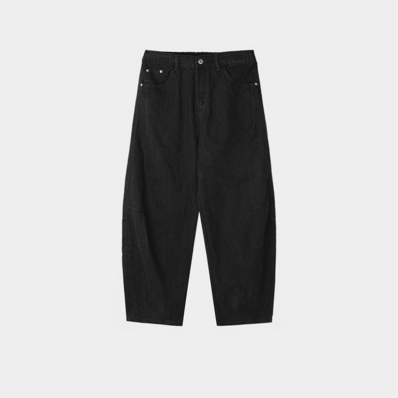 Way pintuck curved pants