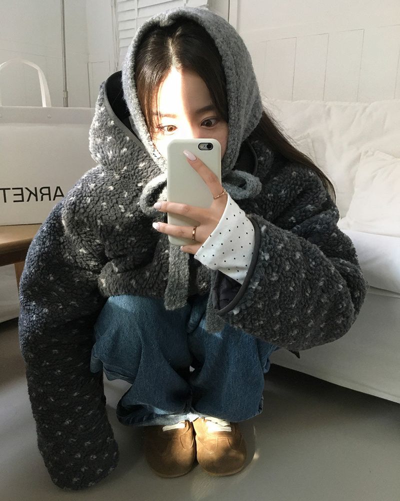 [ORIGINAL] Heart Dot Wool Jumper