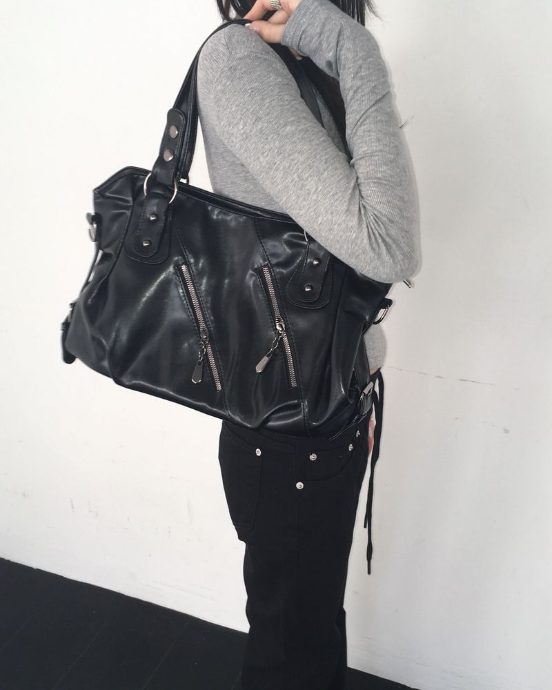 Double zipper bag