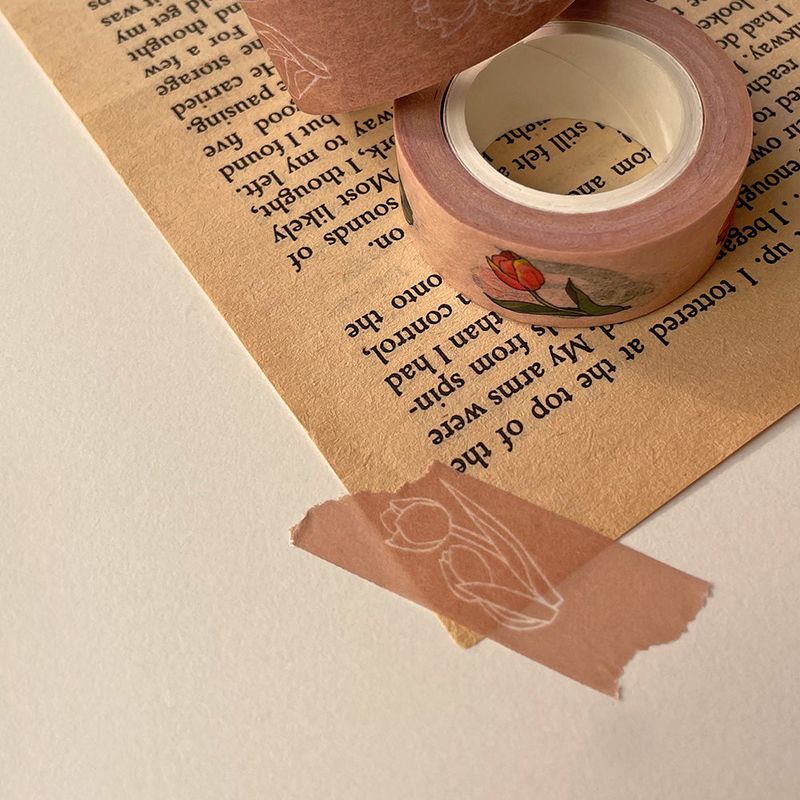 Mango Tulip (Deco Masking Tape) Drawing