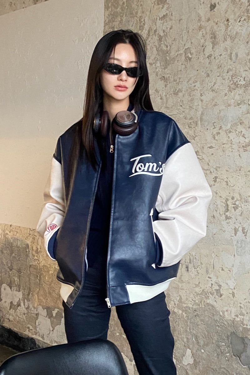 TOM'S BIRTHDAY(トムズバースデー)の「TOM'S BIRTHDAY VARCITY NAVY(Jackets/Outerwear)」