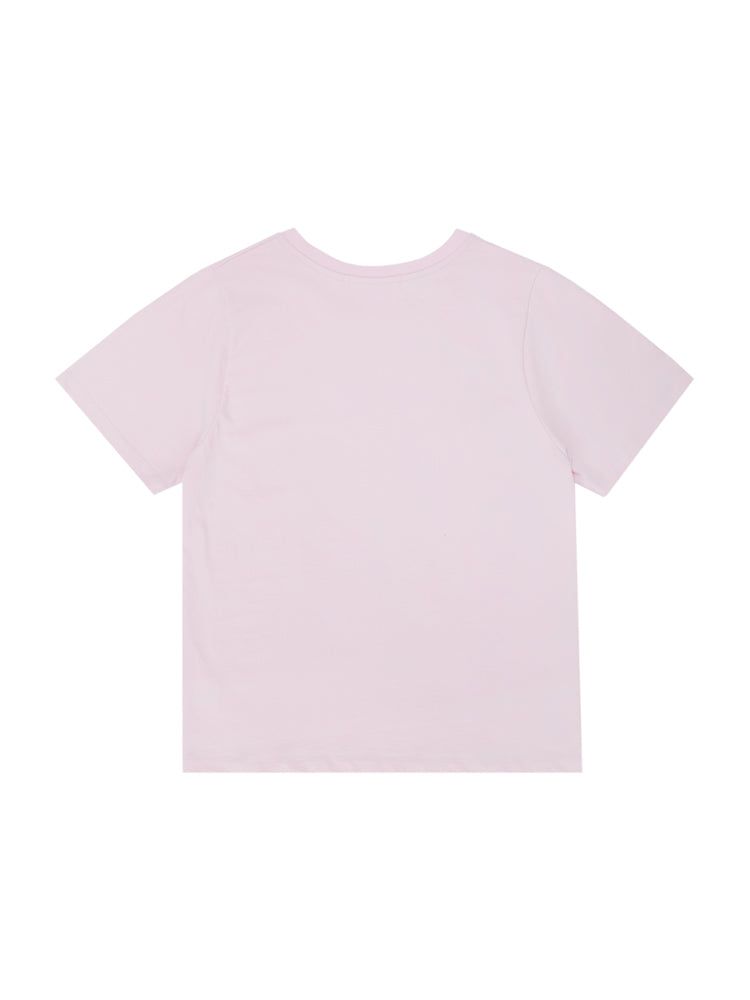 T1009 W FLOWER T-SHIRT_PINK