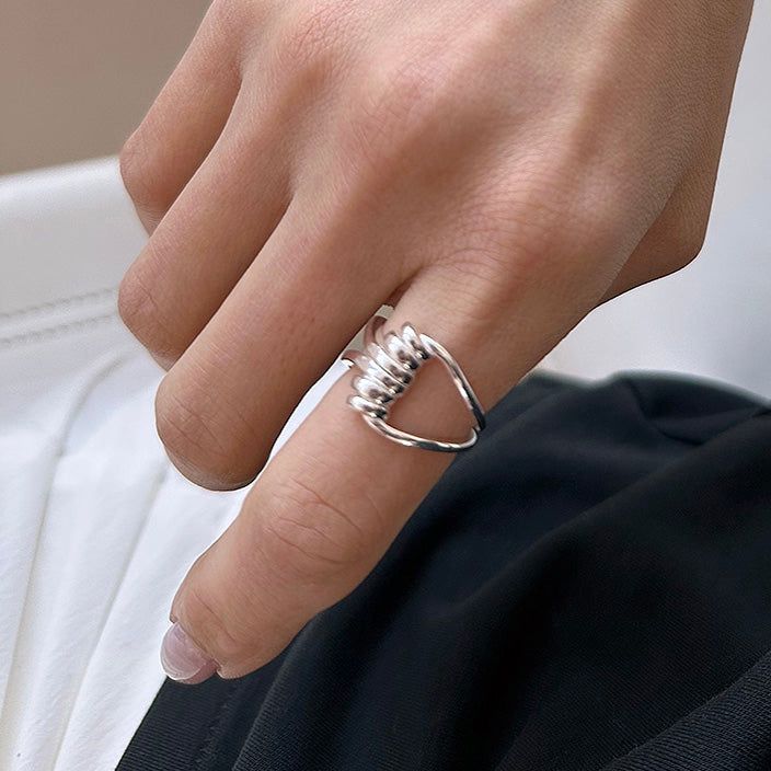MOSXE（モスクス）の「[925silver] Corset ring（Accessories）」