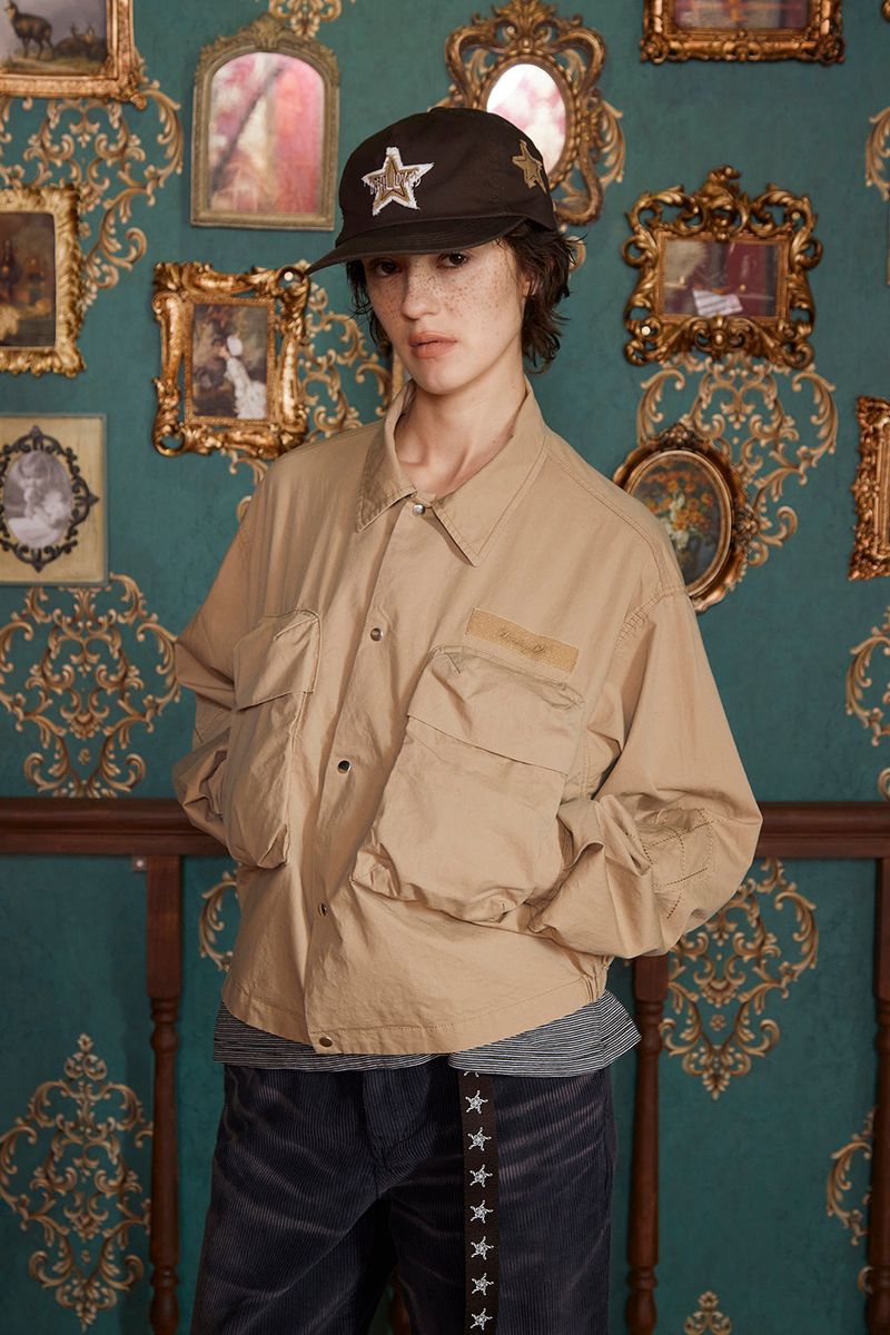 LOGO STAR CAP / BROWN