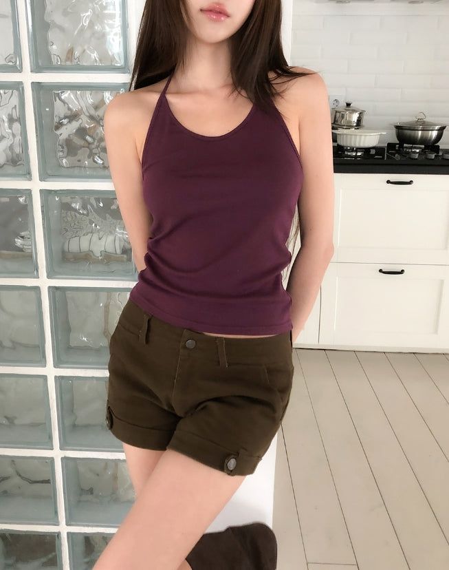 Thins Basic Modal Halter Sleeveless