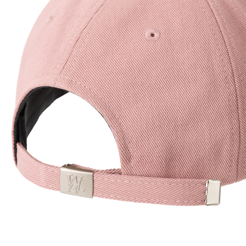 Signature Logo ball cap - DUSTY PINK (PINK LOGO)