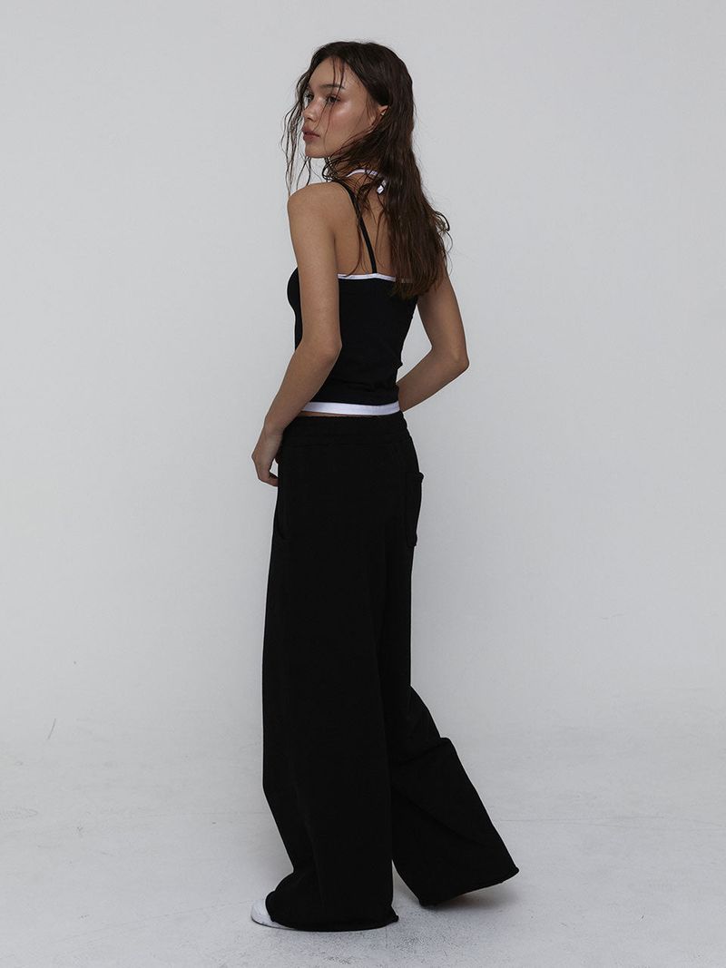 Pigment Cotton Pants_Black