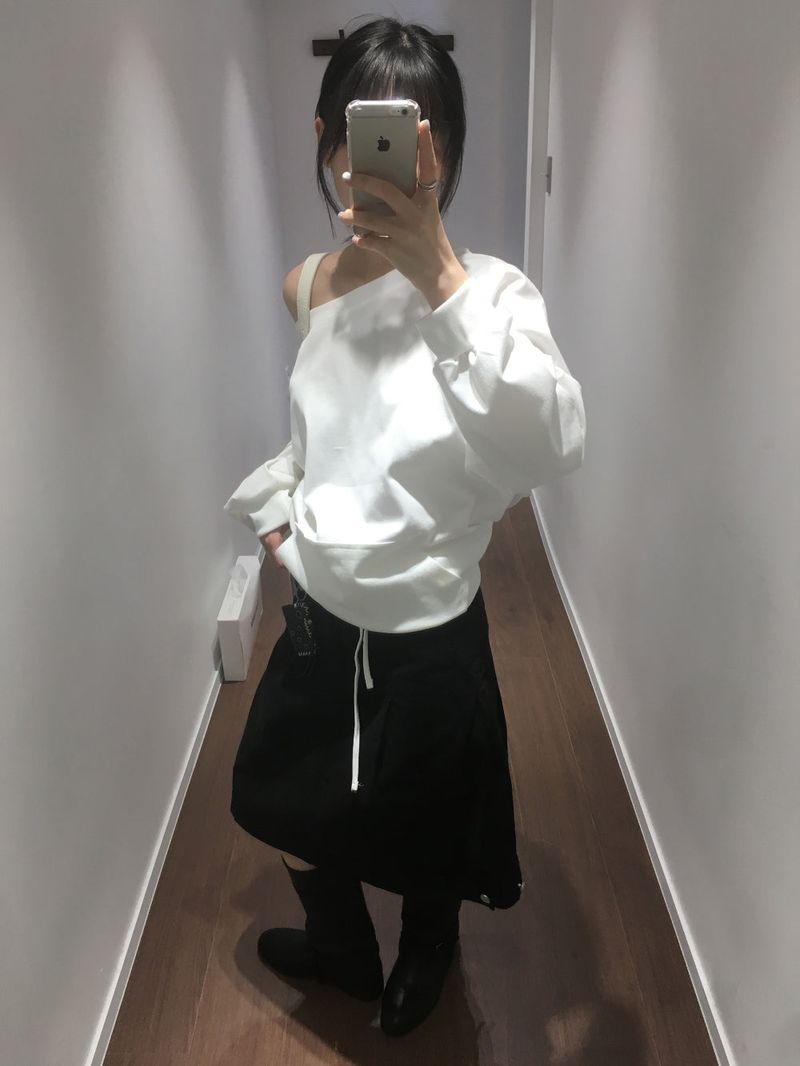 Nice pocket boatneck t-shirt (3color)