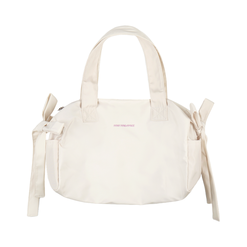 DOUBLE RIBBON TOTE BAG