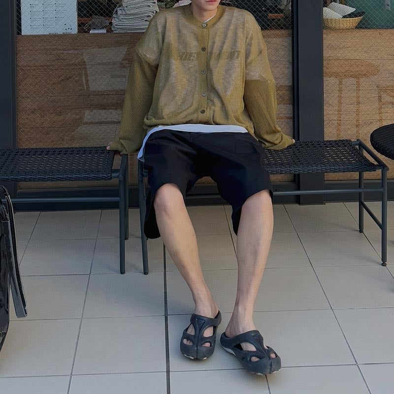 Garments See Through Round Summer Cardigan (3color)