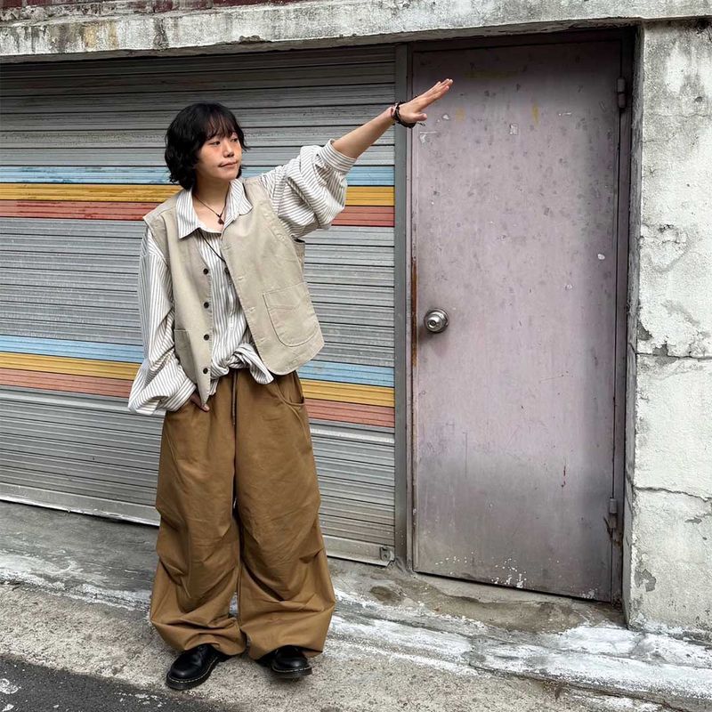 Vintage Button-Up Vest