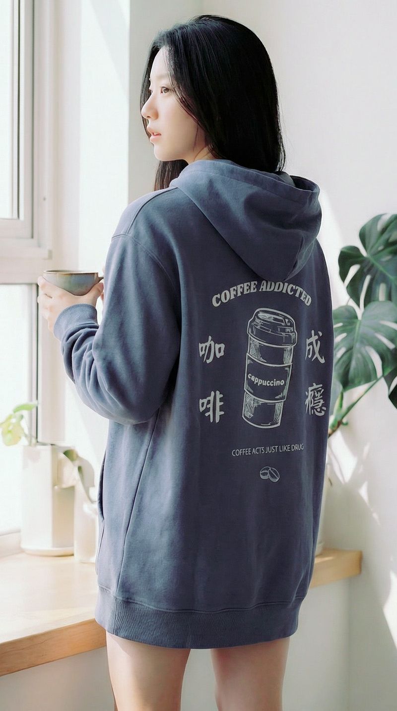 Creeps Apparel（クリープス・アパレル ）の「Coffee Addicted ヘビーウェイトピケフーディー 420g（トップス）」