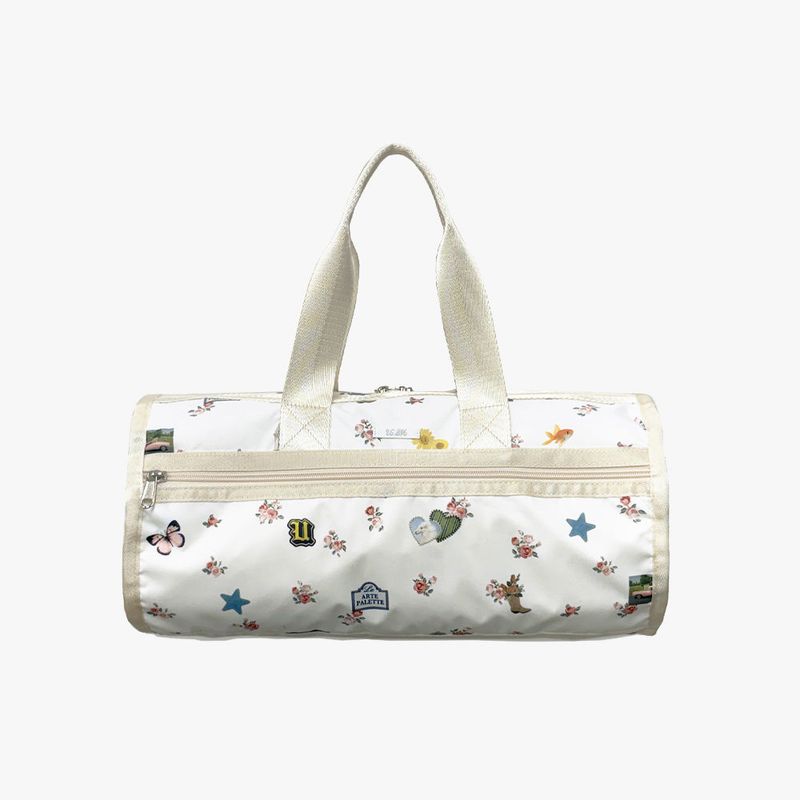 UNSTEADYMARKET(アンステディマーケット)の「フローラルモノグラムサイダーバッグ アイボリー(バッグ)」