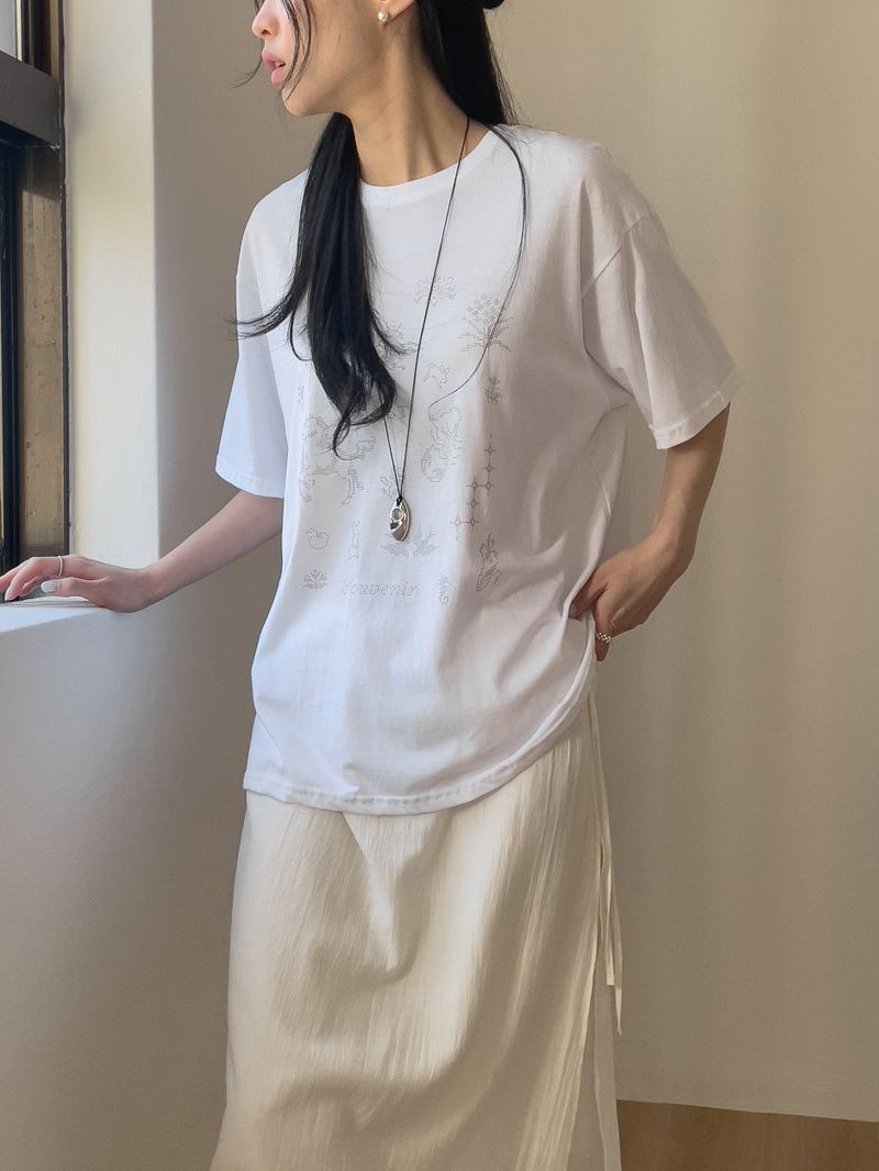 INCHANT ME(インチャントミー)の「Unicorn Over Fit Short Sleeve T-shirt(Tops)」