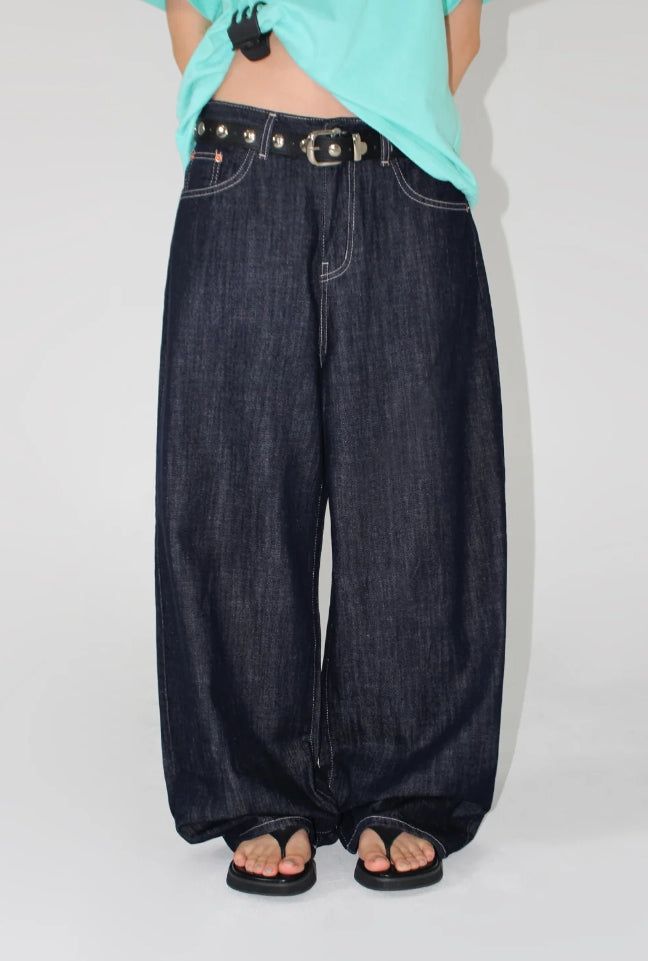 AAKE(アケ)の「(NON-FADE) TEXTURE WIDE DENIM(Pants)」