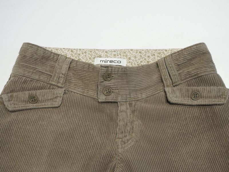 FLOWER LOW CODUROY PT BEIGE