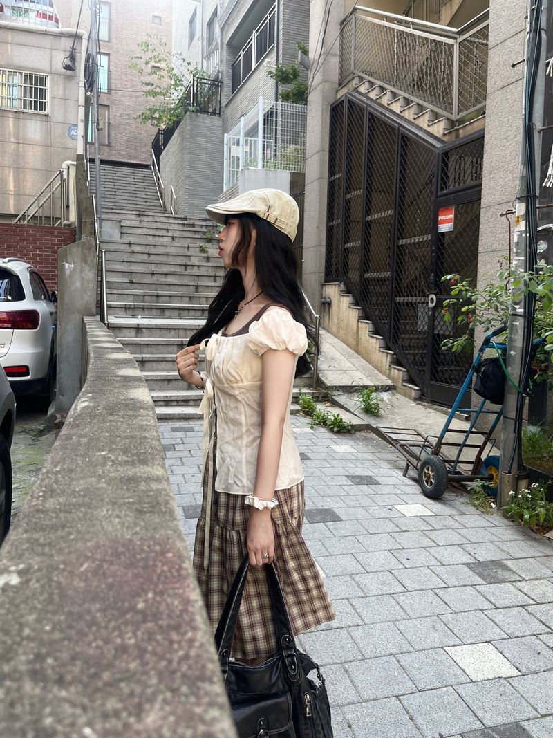 Dream Layered Ribbon Blouse