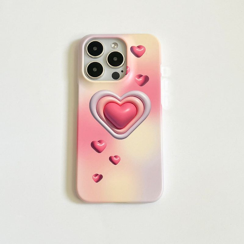 a3b3（エースリービースリー）の「Heart Pink (Matt Phone Case)（Smartphone Accessories）」