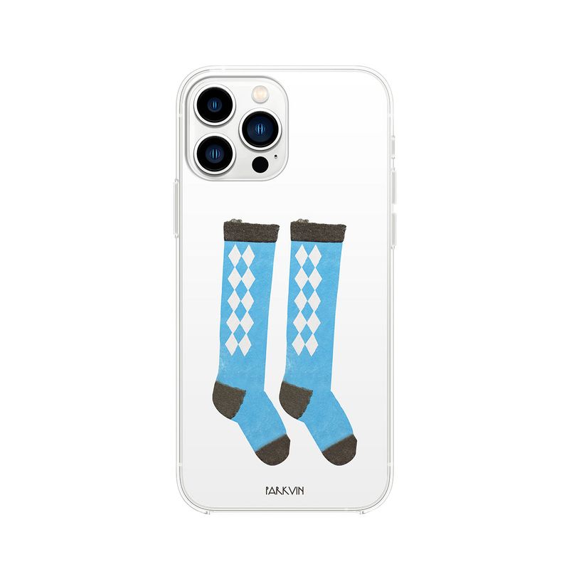 parkvin(パークビン)の「blue socks jellyhard case(Smartphone Accessories)」