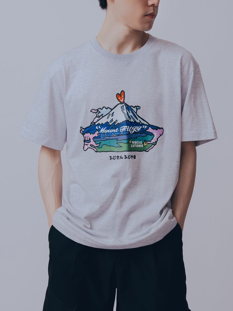 Mount. Fuji Graphic T-Shirt (Gray)