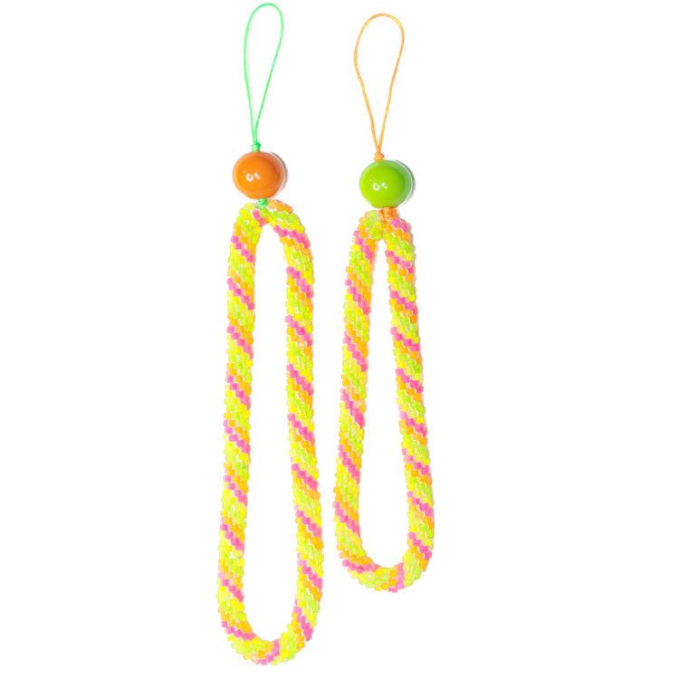 arankie(アレンキ)の「Classic Crochet Phone strap (Orange)(Toys/Key Holders)」