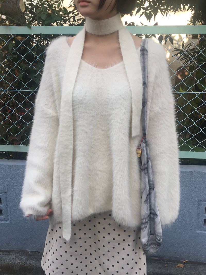 dot corduroy skirt