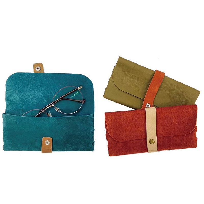 Leather clutch