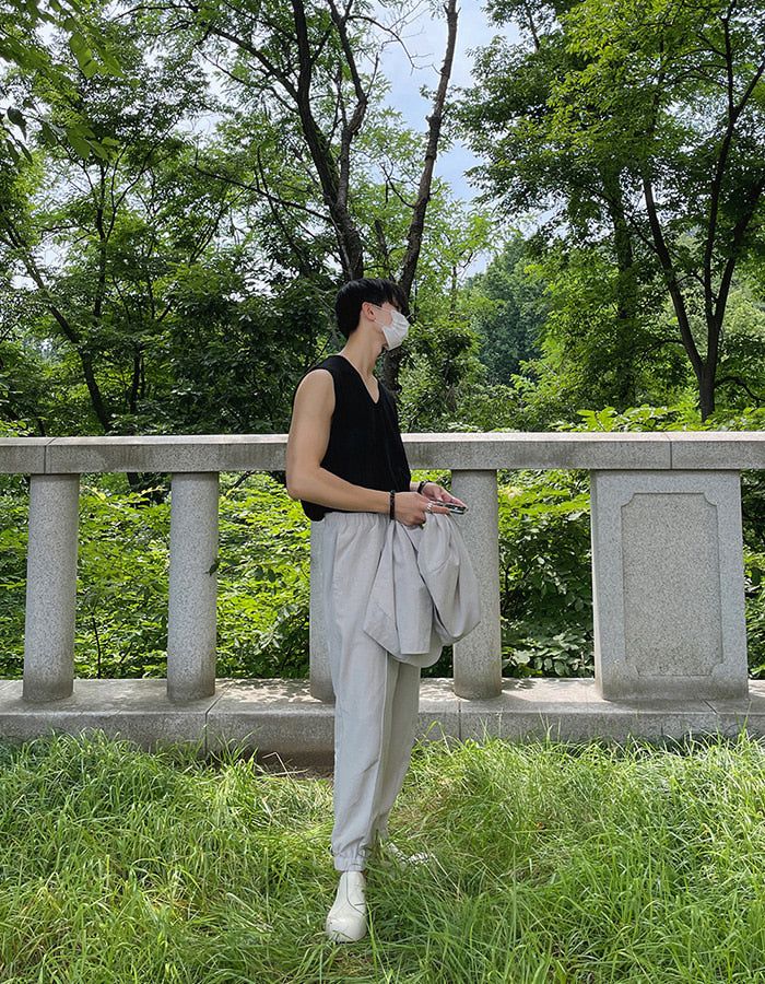 Perfect Linen V Neck Vest (4color)
