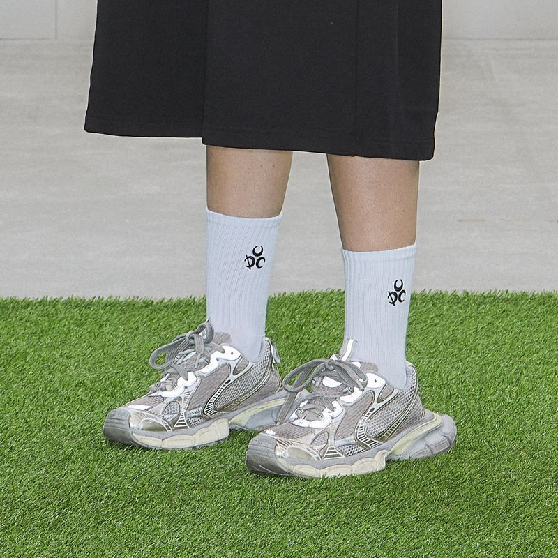 SYMBOL SPORTS SOCKS White