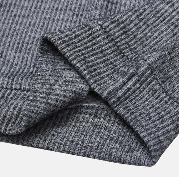 Hendes Daily Ribbed Semi-Zip Up Knit