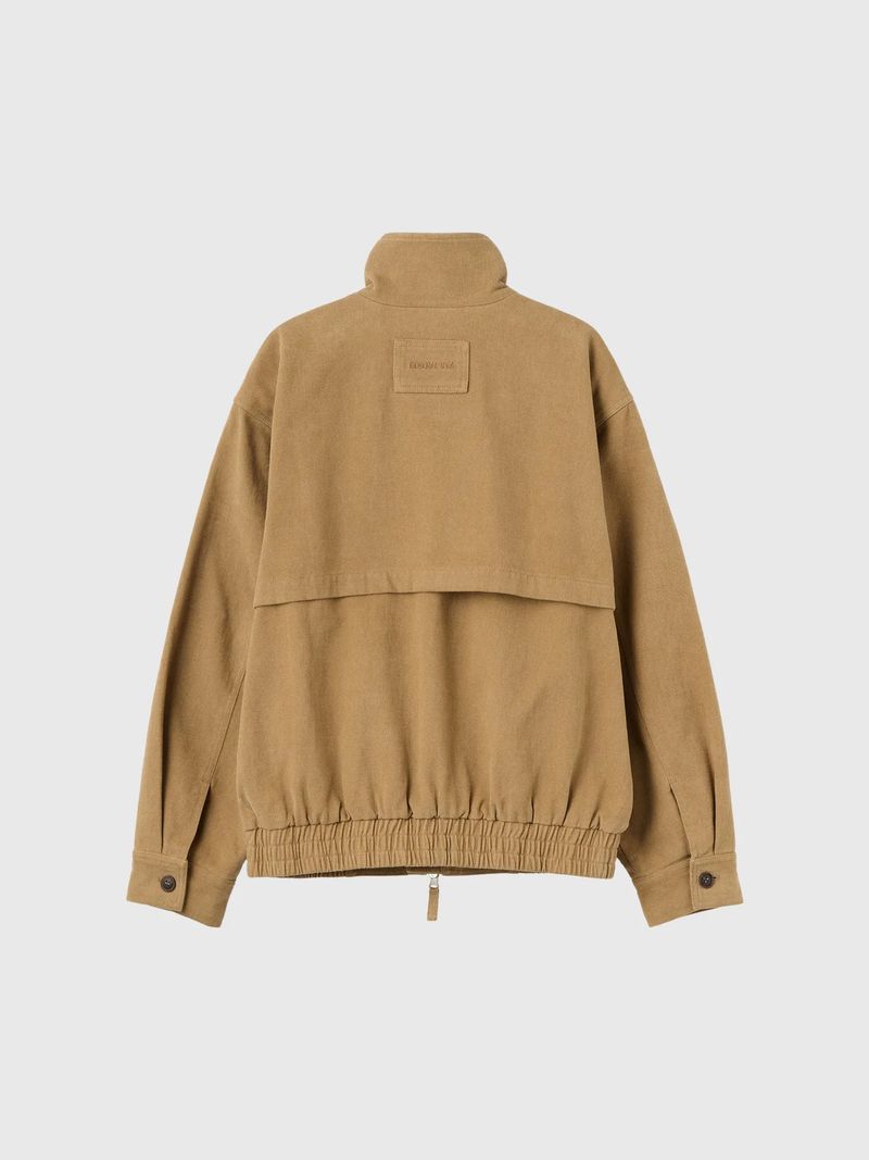 VINTAGE WASHED COTTON BLOUSON JUMPER