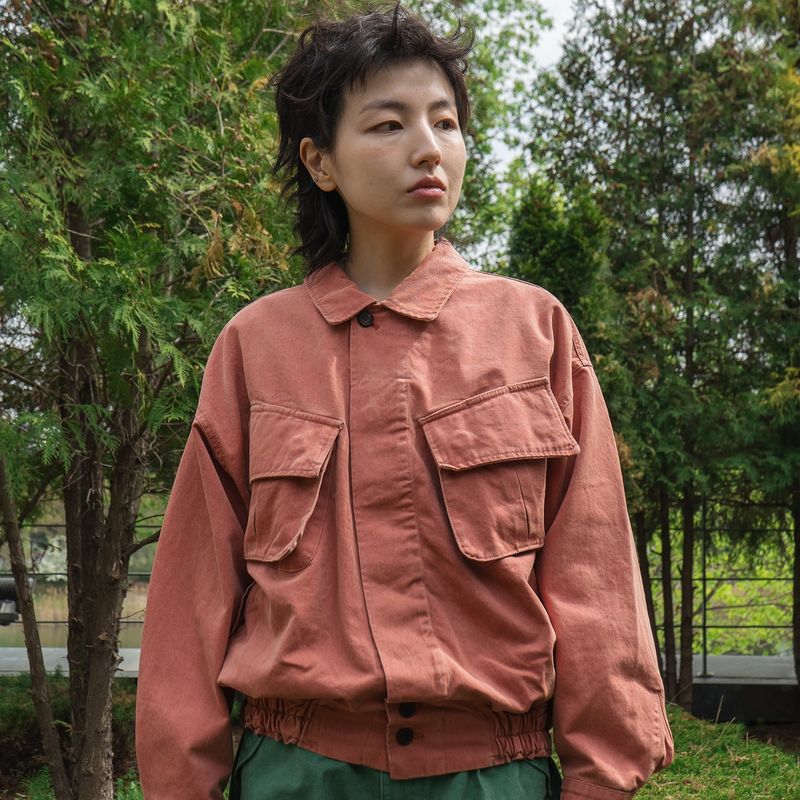 Quiet Trucker Jacket / Amber