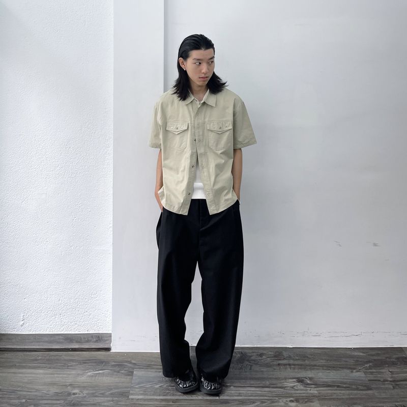 Light Sand Double Pocket Shirt