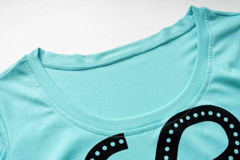 Meryl Lettering Slim Long Sleeve Top