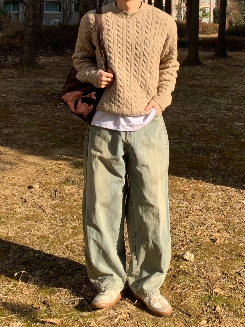 Mensfloor（メンズフロア）の「Enero Soft Wool Cable Crop Knit（Tops）」