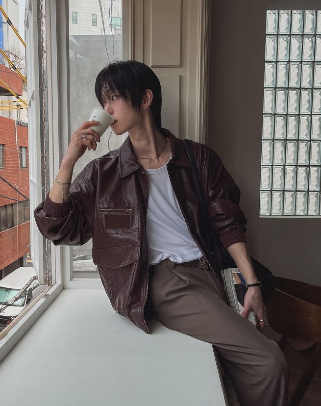 Salty Vintage Leather Jacket