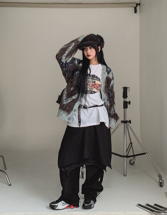 Haro Layered Flared Skirt