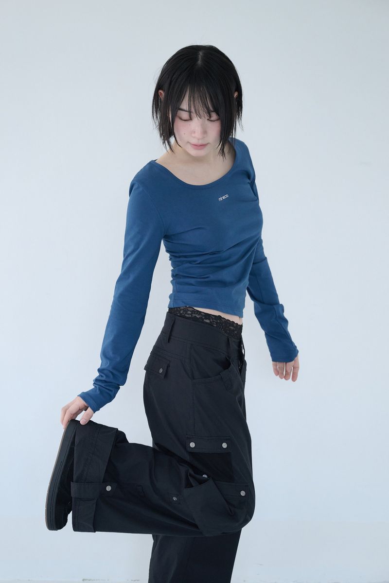 3-WAY MESH POCKET CARGO PT VINTAGE BLACK