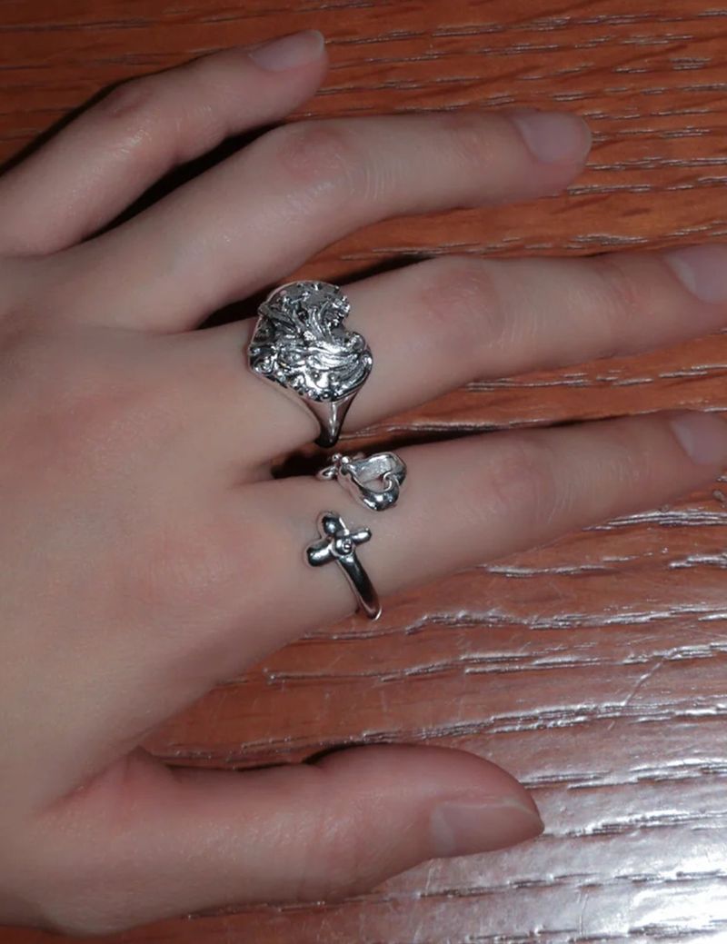 [MADE] melted volume heart ring