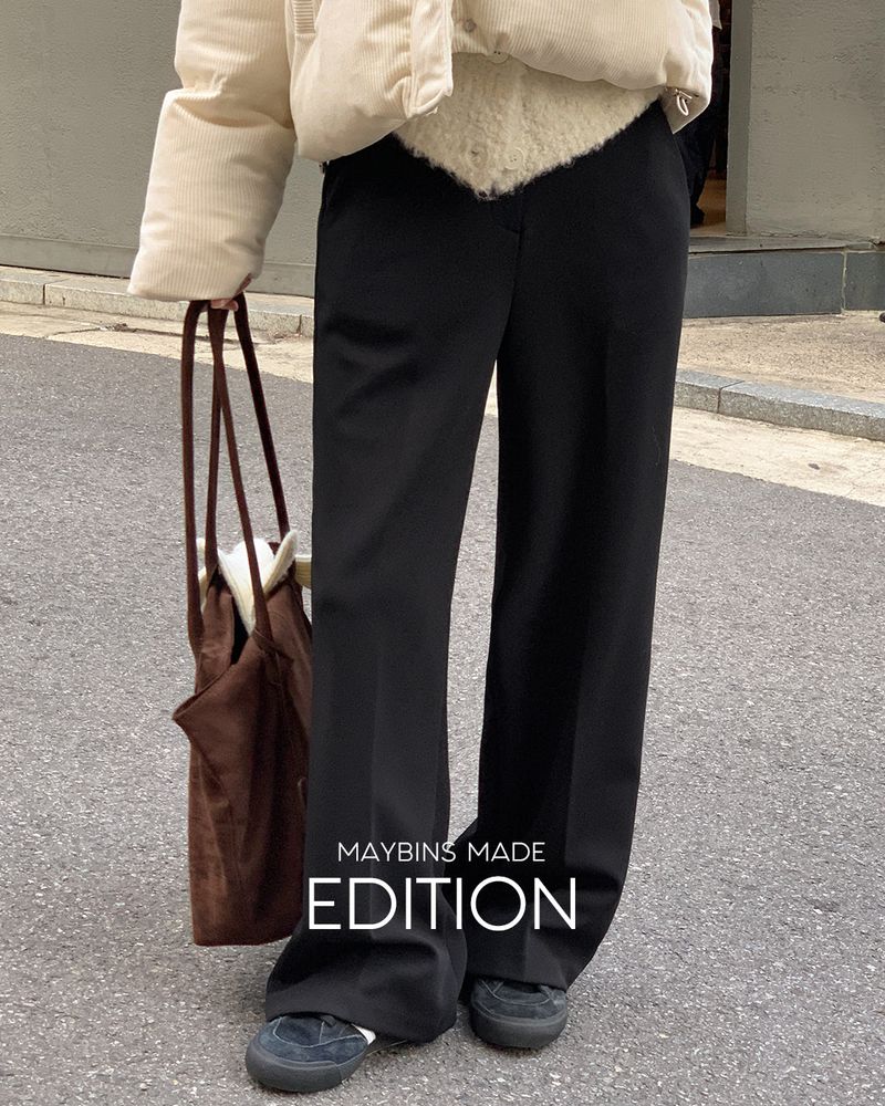 MAYBINS（メイビンス）の「コヒーワイドスラックス（パンツ）」