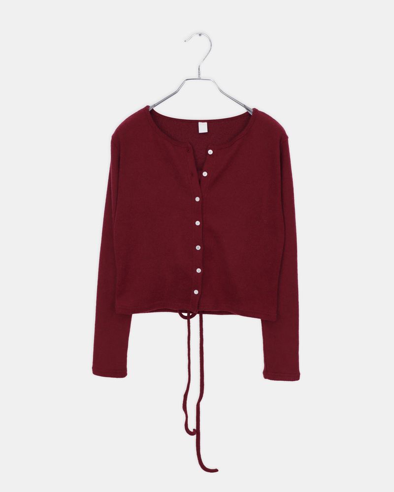 Deho Fleece Slim Top Cardigan